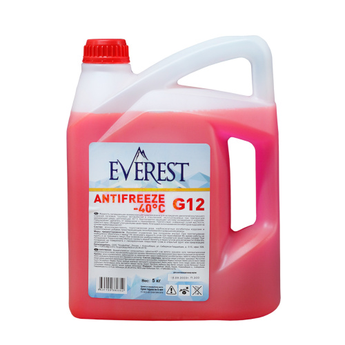 Антифриз EVEREST G12 (красный)