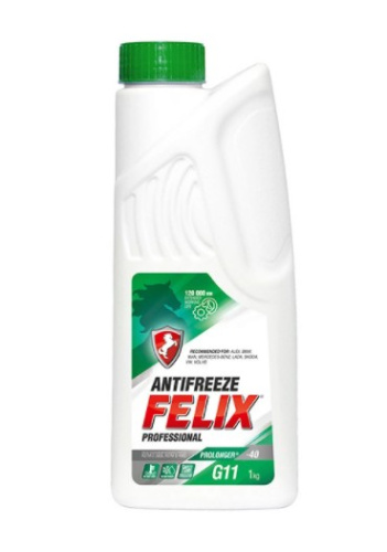 Антифриз FELIX PROLONGER (-40) зеленый 1кг.